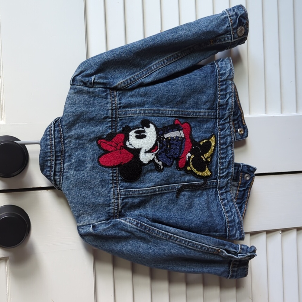 Size 2 Toddler Disney Minnie Mouse Gap Jean Jacket